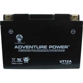 UPG Sealed Motorcycle Battery — 12V, 9.5 Amps, Model# UT12A  Motorcycle Batteries