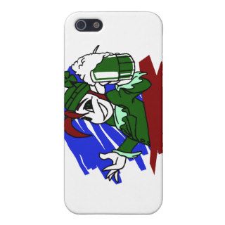 leprechaun holding green beer st pats graphic.png iPhone 5 case