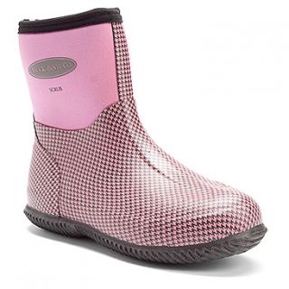 The Original Muck Boot Company Scrub Boot  Women's   Dusty Pink Houndstooth