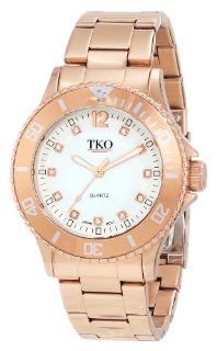 TKO ORLOGI Women's TK585 RG Rose Gold Sport Bezel Bracelet Watch at  Women's Watch store.