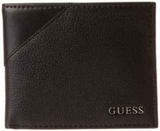 Guess Men's Monterrey Passcase Wallet, Black, One Size at  Mens Clothing store