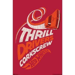 (22x34) Hot Wheels Thrill Drivers Corkscrew Poster   Prints