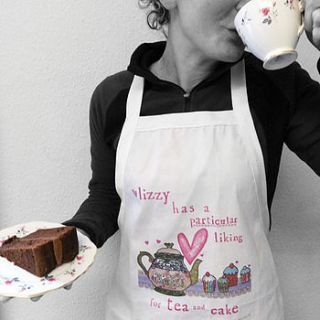personalised women's apron by alice palace