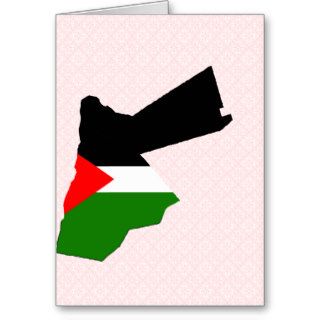 Jordan Flag Map full size Card