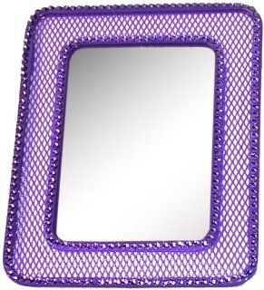 Inkology Glam Rock Mesh Locker Mirror, 591 9 (colors may vary)  Office Desk And Drawer Organizers 
