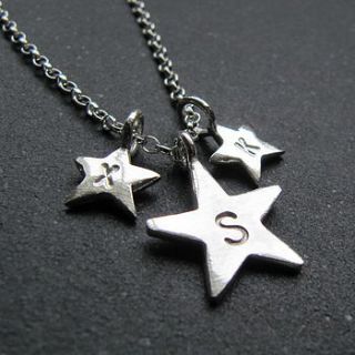 silver star necklace by gracie collins