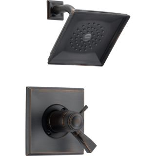 Delta Dryden Venetian Bronze 1 Handle Shower Faucet Trim Kit with Rain Showerhead