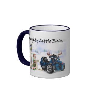 Naughty Elves Boy Blue RT Spyder Mug