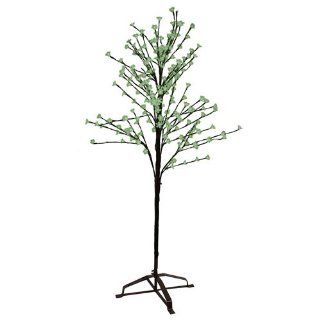 6.5' Enchanted Garden LED Lighted Cherry Blossom Flower Tree   Warm White Lights   Artificial Trees