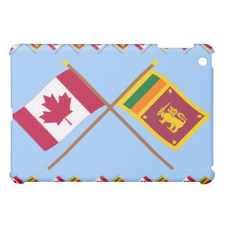 Canada and Sri Lanka Crossed Flags Case For The iPad Mini