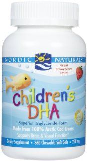 Nordic Naturals Children's DHA    360 Chewables Health & Personal Care