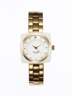 Womens Parsons White & Gold Watch by kate spade new york