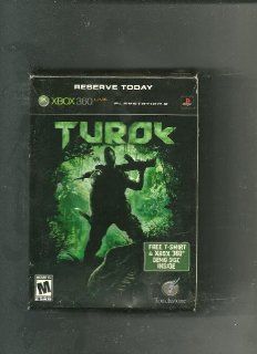 Turok (Xbox 360) Turok the Game & T shirt & Demo disc Video Games