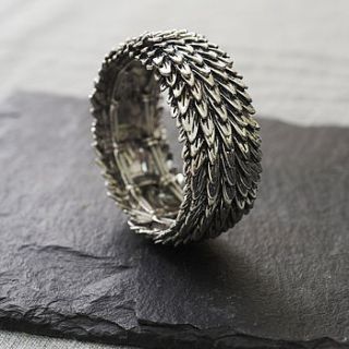 metal feather bracelet by my posh shop