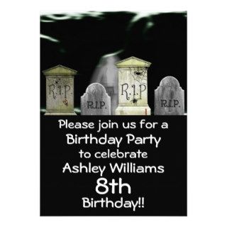 Zombie Birthday Party Invitation