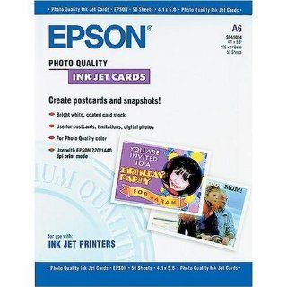 Epson A6 Size Photo Quality Index Cards for All Inkjet Printers  Inkjet Printer Paper 