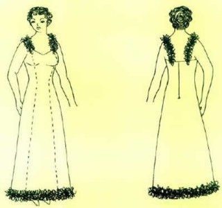1930's Bias Cut Gown Pattern  Other Products  