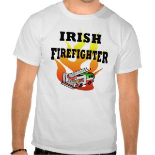 Irish Firefighter Apparel T shirt
