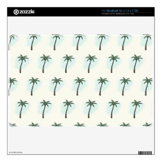 Beach Palm Tree Pattern MacBook Air Decals