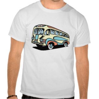 retro bus motor coach tshirts