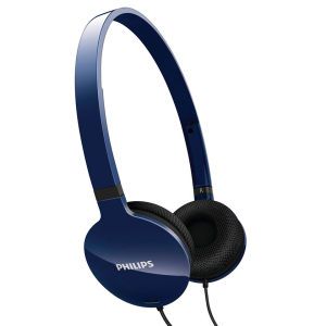 Philips SHL1700BL/10 Lightweight Foldable Headphones   Blue      Electronics