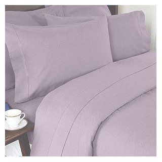 Wrinkle Free Egyptian cotton Blend Solid Lilac King Size Duvet cover set 600 Thread count 3pc Duvet set 600 TC  