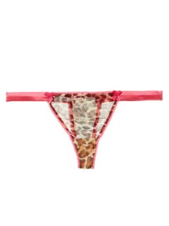 Cheeky Minx Hipster Thong with Satin Sides by Mimi Holliday
