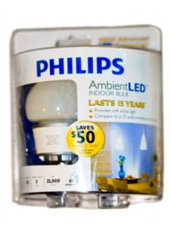 Philips Ambient LED 5 watt (25w) LED A19 Light Bulb   Led Household Light Bulbs  
