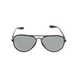 New Ray Ban RB4180 601S71 Liteforce Tech Matte Black/Crystal Green Lens 58mm Sunglasses