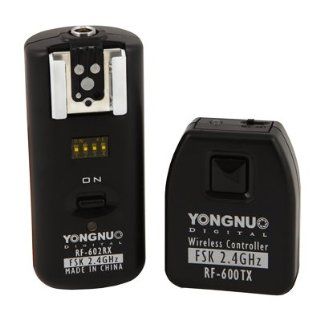 Wireless Yongnuo RF602 C1 Camera Flash Sync Trigger Set for Canon EOS 1000D, 550D, 500D, 450D, 400D, 350D, 300D, Power Shot G10, G11 Nikon SB 900, SB 800, SB 700  Camera Shutter Release Cords  Camera & Photo
