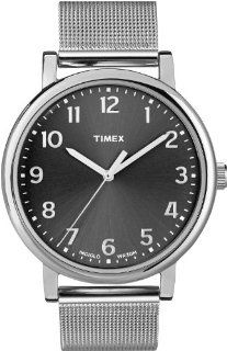 Timex Originals T2N599 Black Silver Classic Round Watch Watches