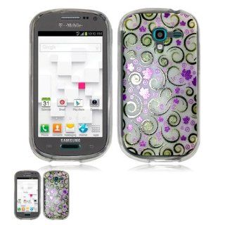 Samsung Galaxy Exhibit T599 Lilies Flexible Gel Skin TPU Design Case Cell Phones & Accessories
