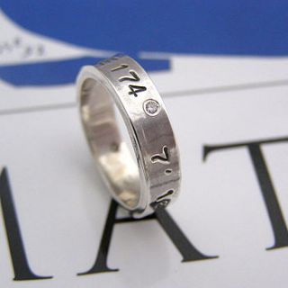 silver personalised ring by soremi