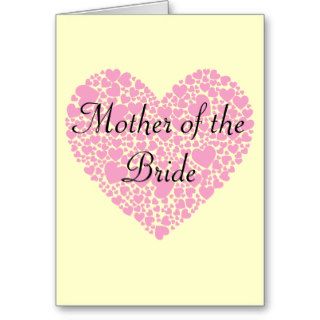 MOTHER OF THE BRIDE GREETING CARDS