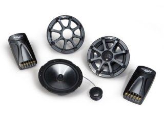 Kicker 08KS602 6 Inch Component System with 1 Inch 25mm Tweeter  Vehicle Tweeters 
