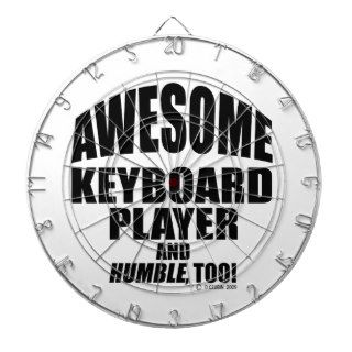 Awesome Keyboard Player Dart Boards