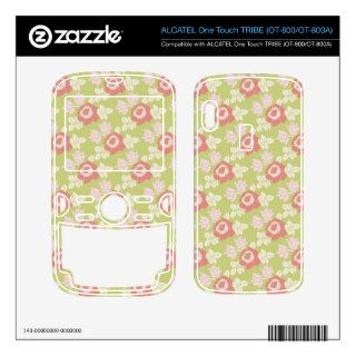 Gorgeous Pink Floral ALCATEL Tribe Skins
