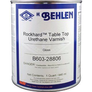 Behlen Rockhard™ Table Top Varnish, Quart, Satin Finish (B603 28406)   Household Varnishes  