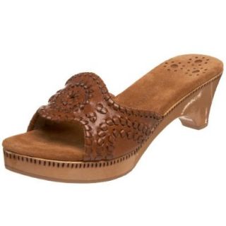 Jack Rogers Women's Capri Sandal,Cognac,6 M US Shoes