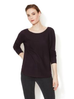 Cashmere Crewneck Shirttail Sweater by Vince