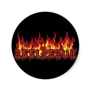 Beelzebub evil devil sticker
