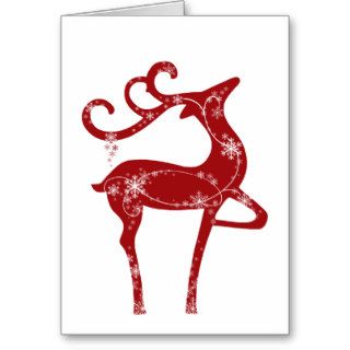 Sparkling Reindeer Christmas Card