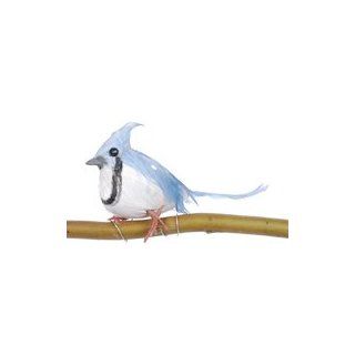 Craft Birds 2 1/2 In. Feather FAT Blue JAY 1pc 12 Per Order