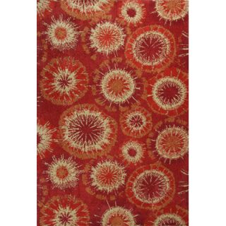 KAS Oriental Rugs Allure Rust Starburst Rug