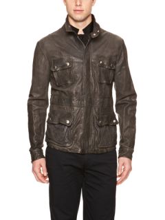 Leather Jacket by Emporio Armani
