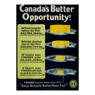Canada's Butter Opportunity Poster