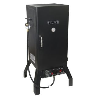 Master Forge 20 lb Cylinder Manual Ignition Gas Vertical Smoker