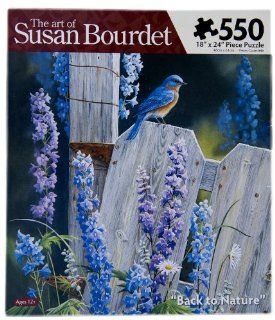 550 Piece Art of Susan Bourdet Puzzle   "Back to Nature" Toys & Games