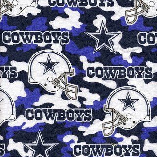 NFL Dallas Cowboys Flannel Camouflage Fabric  Sports & Outdoors