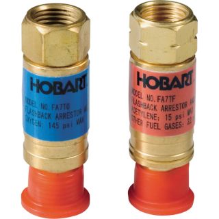 Hobart Torch Mounted Flashback Arrestors — Pair, Model# 770506  Cutting, Heating   Welding Torches